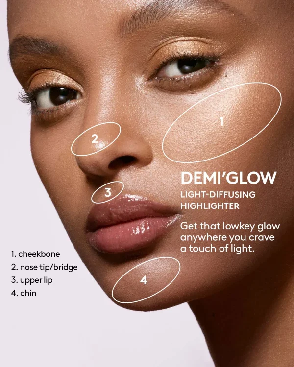 Demi’glow Light-Diffusing Highlighter + Brush Bundle - Image 2