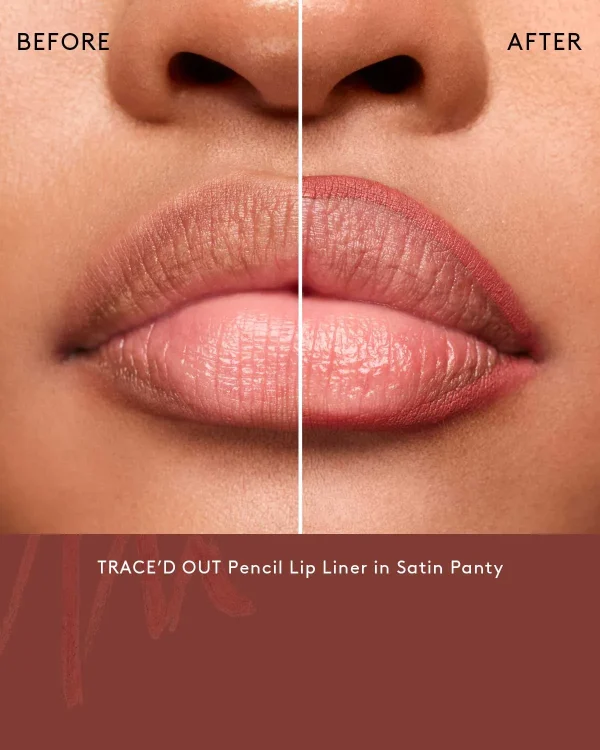 Trace’d Out Longwear Waterproof Pencil Lip Liner — Satin Panty - Image 3