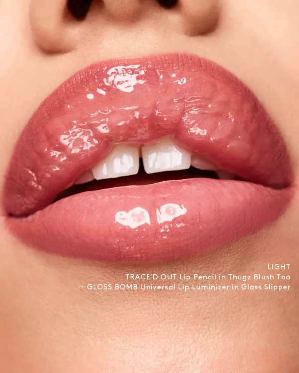 Trace’d Out Longwear Waterproof Pencil Lip Liner — Thugz Blush Too - Image 2