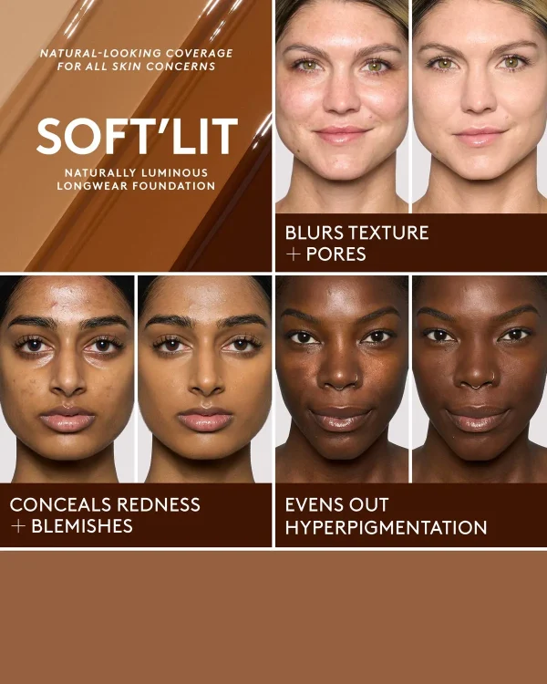 Soft’lit Naturally Luminous Longwear Foundation — 170 - Image 6