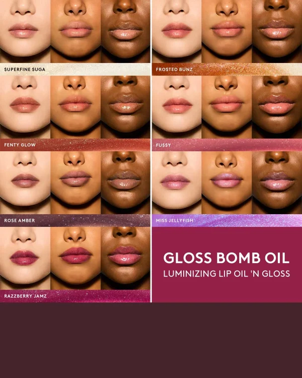 Gloss Bomb Oil Luminizing Lip Oil ‘N Gloss — Razzberry Jamz - Image 4