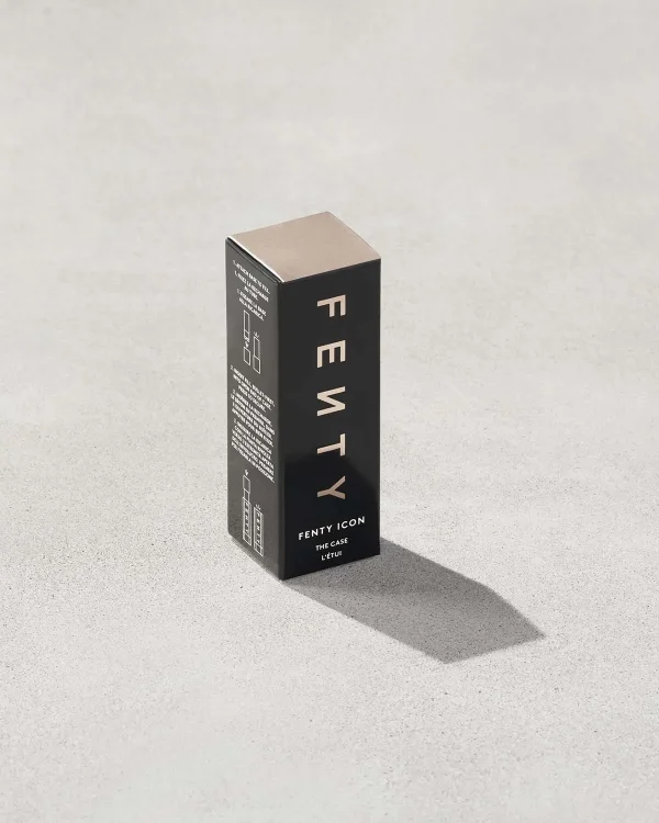 Fenty Icon The Case Semi-Matte Refillable Lipstick — Matte Black - Image 4
