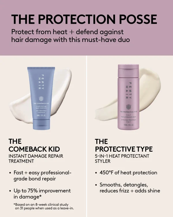 The Protection Posse Instant Damage Repair Treatment + Heat Protectant Set - Image 2
