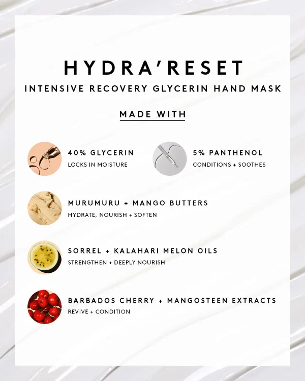 Hydra’Reset Intensive Recovery Glycerin Hand Mask - Image 3
