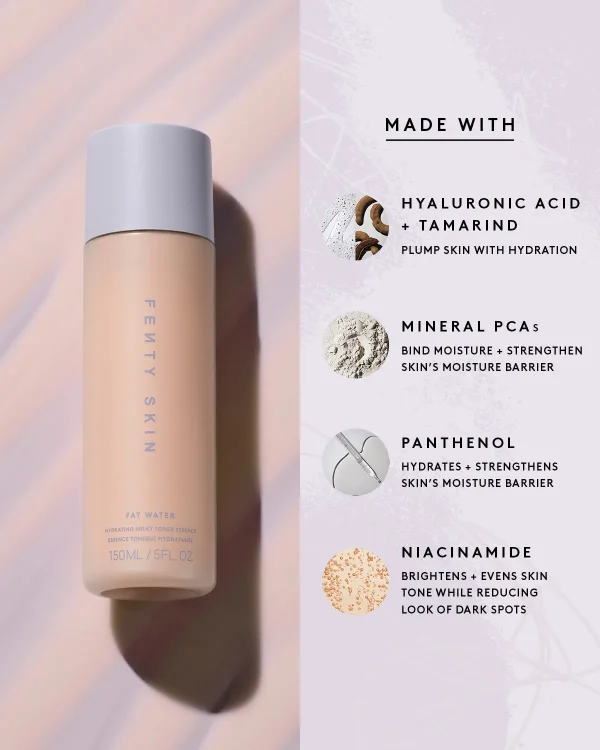 Fat Water Hydrating Milky Toner Essence with Hyaluronic Acid + Tamarind - Image 7