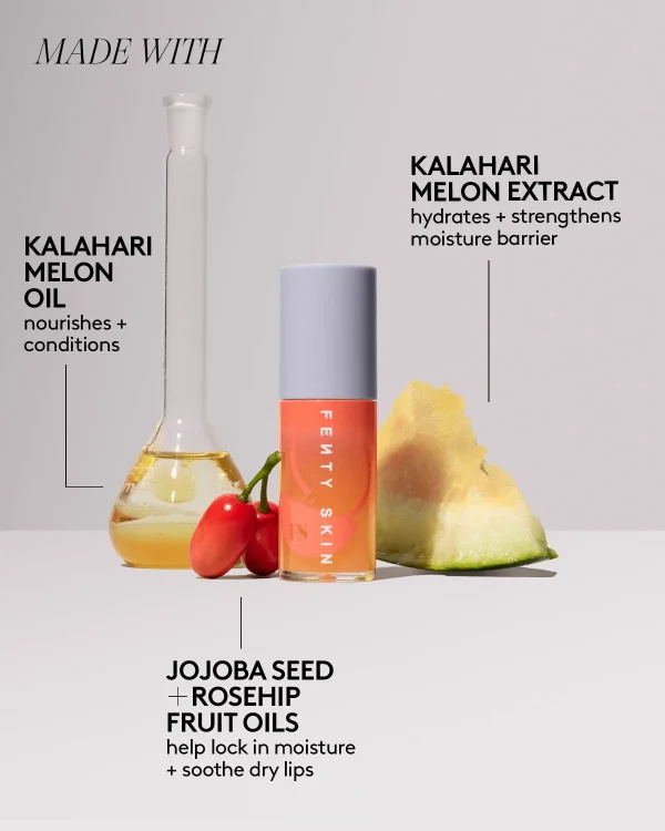 Fenty Treatz Hydrating + Strengthening Lip Oil — Kalahari Melon - Image 6