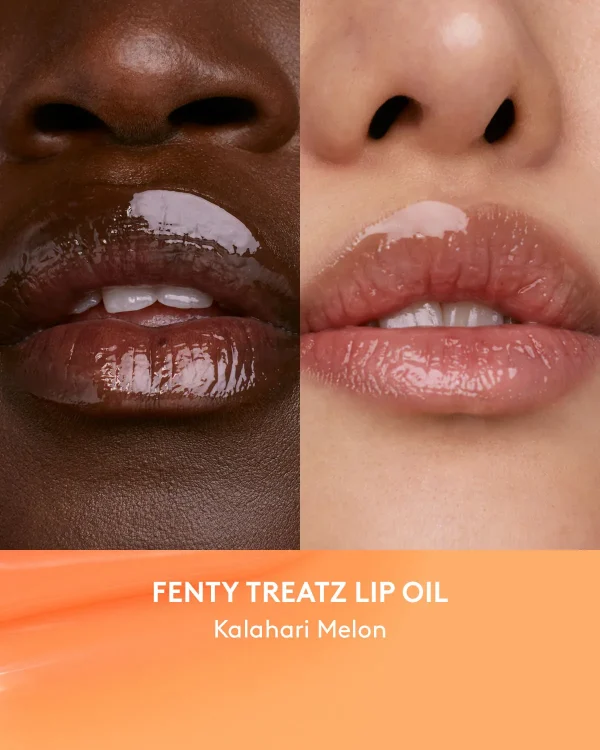 Fenty Treatz Hydrating + Strengthening Lip Oil — Kalahari Melon - Image 2