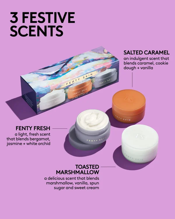 Lil Butta Dropz Mini Shimmering Whipped Oil Body Cream Trio - Image 2