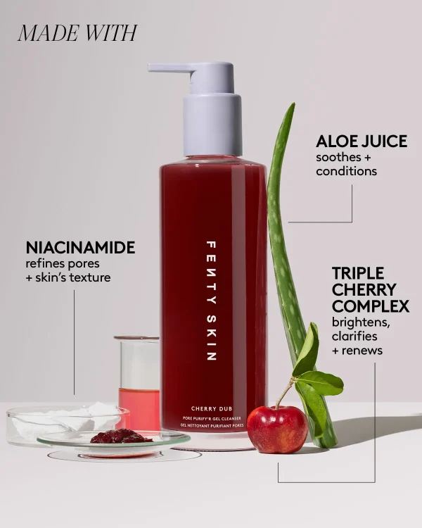 Cherry Dub Pore Purify’r Gel Cleanser with Niacinamide + Aloe Juice - Image 12